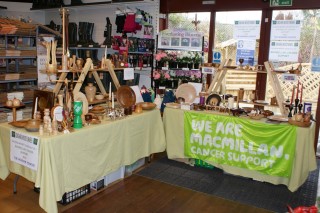 The sale table ready for action